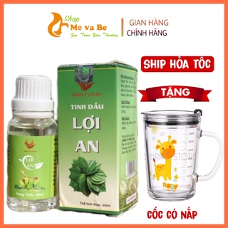 Tinh dầu bôi ho Lợi An bé hết sổ mũi, khò khè - Tinh dầu trầu không Lợi An tăng sức đề kháng  Tặng Cốc Chia Vạch