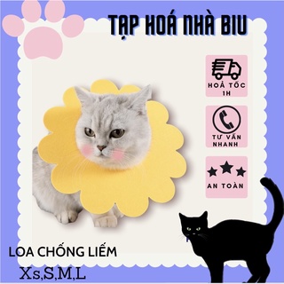 [LOA CHỐNG LIẾM] Vòng/ Loa chống liếm đáng yêu ngộ nghĩnh cho chó mèo hình hoa hướng dương