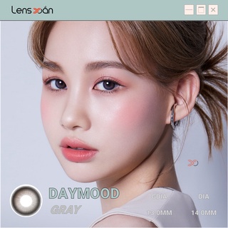 KÍNH ÁP TRÒNG CAO CẤP DAYMOOD GRAY CỦA OLOLA ( MPC LENS): LENS XÁM ĐEN ÁNH BẠC PHỦ BÓNG | LENS XOẮN ( GIÁ 1 CHIẾC)