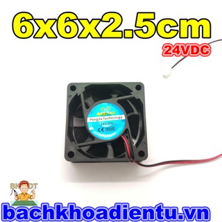 Quạt tản nhiệt DC 24V 6x6x2.5cm