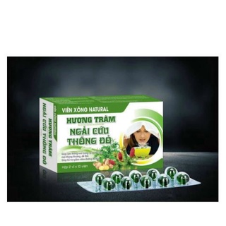 Viên xông hương tràm ngải cứu thông đỏ hộp 20 viên