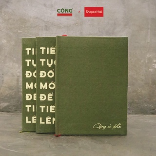 Sổ vải bộ đội, sổ ghi chép A6 - Cộng Cà Phê
