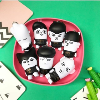 Móc khoá BTS tượng nhựa