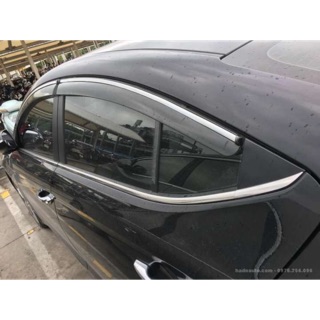 Vè che mưa xe Huynda Elantra 2016- 2020 chỉ inox cao cấp nhất thị trường