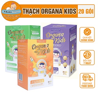 Thạch dinh dưỡng Organa Kids giúp bé tăng đề kháng và ăn ngon hơn
