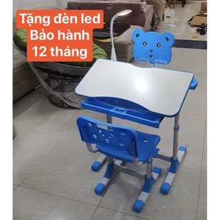 Bộ bàn ghế học sinh thông minh chống gù, chống cận. Tăng chỉnh độ cao tuỳ ý, dành cho trẻ em từ 4-15 tuổi