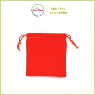 Túi nhung đỏ đựng trang sức (6,5cm x 8,5cm)