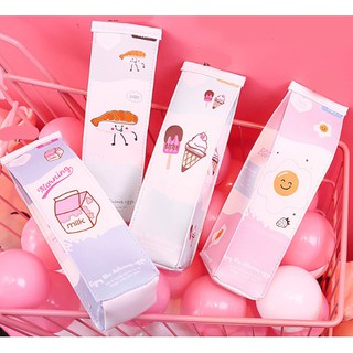HB9 hộp bút sữa yakult hộp bút thức ăn hộp bút cute hộp bút dễ thương