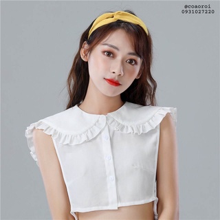 Cổ áo giả tháo rời phối ren thời trang - Mã AO72
