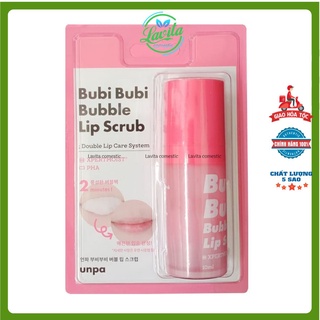 Tẩy tế bào chết môi Unpa Bubi Bubi Lip #001