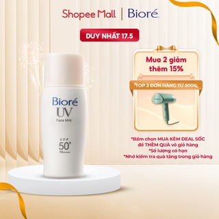 Sữa Chống Nắng Trắng Mịn Kiềm Dầu Biore 30ml