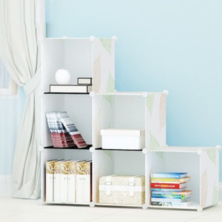 TỦ KỆ SÁCH NHỰA LẮP GHÉP 6 NGĂN .