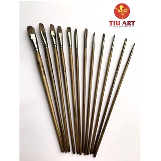 Bộ Cọ Lông Mềm Toro Golden Brush chuyên dụng vẽ Acrylic, Sơn dầu
