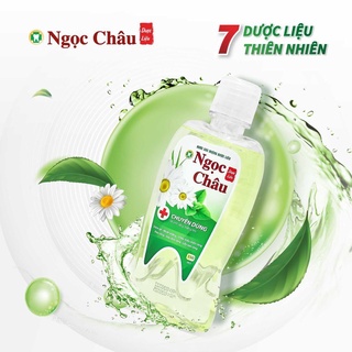 [Ảnh thật]  Nước Súc Miệng Dược Liệu Ngọc Châu 350ml -hotdeal365