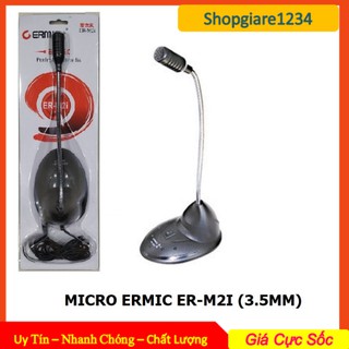 Micro Máy Tính ERMIC M2i cho máy tính, laptop. Cổng 3.5mm tự nhận