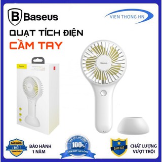 [ TẶNG DÂY ĐEO CỔ ] Quạt sạc tích điện Baseus Y100 BIGO FAN 1800 mAH Di Động mang theo siêu nhỏ nhẹ để bàn hoặc Cầm