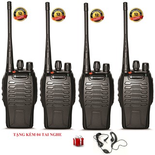 BỘ 4 Bộ đàm chất lượng cao Motorola GP668
