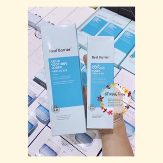 NƯỚC HOA HỒNG REAL BARRIER TONER SOOTHING AQUA