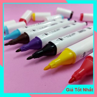 Bút Màu dạ Marker Gstar họa cụ tô màu dạ vẽ tranh hộp 12 mầu LM70912