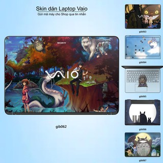 Skin dán Laptop Sony Vaio in hình Ghibli _nhiều mẫu 10 (inbox mã máy cho Shop)