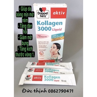 Kollagen 3000 Liquid doppelherz aktiv - Hộp 14 gói