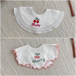 ( ẢNH THẬT ) yếm họa tiết cherry ( 3 mẫu )