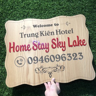 Bảng Gỗ - Khắc Tên Shop - Chụp ảnh - Livestream Sản phẩm