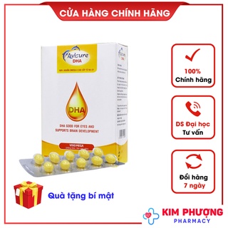 Avisure DHA - Viên uống bổ sung DHA, EPA, Viatmin tổng hợp cho cơ thể, giúp bổ não và tốt cho mắt