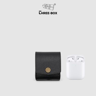 Bao da Airpod 2 THREE-BOX, da bò Epsom handmade
