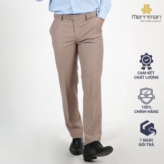 Quần tây nam công sở Merriman form ôm đẹp màu Mocha mã THMP047