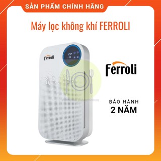 Máy lọc không khí Ferroli với bộ lọc HEPA... giúp lọc sạch mọi bụi bẩn, các phân tử độc hại bảo hành 24 tháng