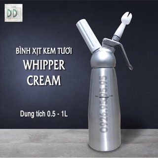 [Sỉ] Bình xịt kem cổ thép 0.5L Whipper - Đồ dùng gia đình - Thiết bị máy móc pha chế