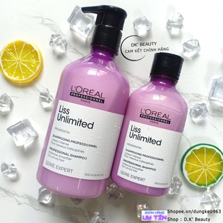 Dầu Gội Pro-Keratin Giúp Tóc Suôn Mềm, Bóng Mượt, Giảm Xơ Rối Serie Expert Liss Unlimited - Loreal Professionnel