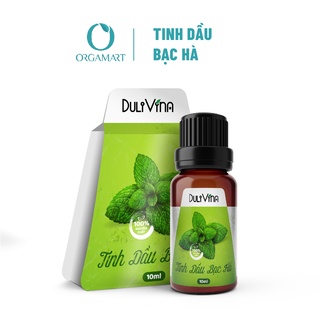 Tinh Dầu Bạc Hà Peppermint DuliVina Cao Cấp, Thiên Nhiên Nguyên Chất Giúp Giảm Ho, Cảm Cúm, Đuổi Muỗi - Chai 10ml
