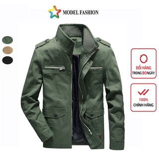 Áo khoác kaki nam 2 lớp cao cấp Model fashion bkk18
