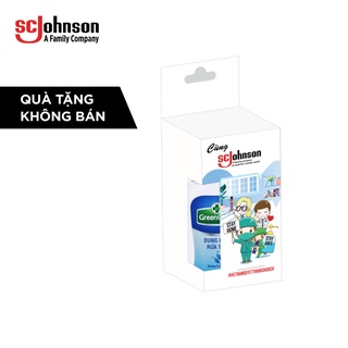 [QUÀ TẶNG KHÔNG BÁN] SCJ_Hộp nước rửa tay kháng khuẩn Green Cross và khẩu trang