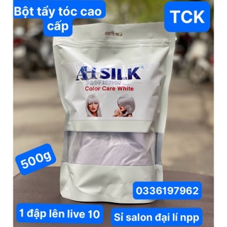 BỘT TẨY TÓC CAO CẤP AHSILK 500G 1 ĐẬP LÊN LIVE 10