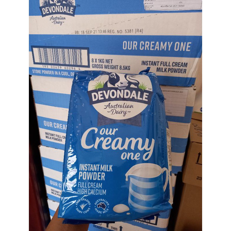 Sữa Bột Úc Devondale FULL CREAM 1kg