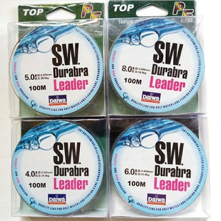 Dây dù câu cá siêu bền Daiwa Durabra Leader SW 100m đủ size