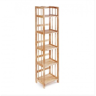 Kệ gỗ kệ để đồ 5 tầng dài 40cm tự lắp ráp mjzzuxx đa năng KS5T40