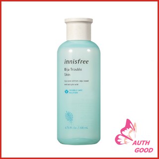 Nước hoa hồng FREESHIP Nước cân bằng Innisfree Bija Trouble Skin Innisfree Bija Trouble Skin 200ml dành cho da mụn