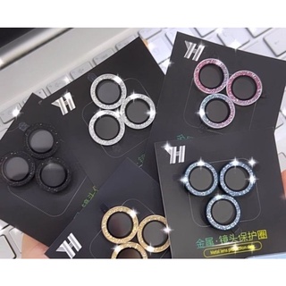 Bộ 3 mắt dán camera SamSung S22 Ultra ánh nhũ YH lấp lánh