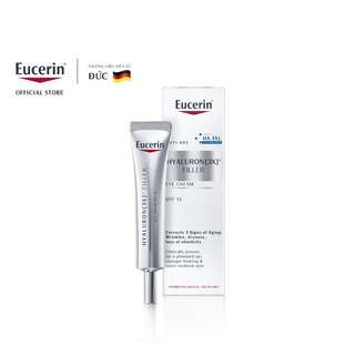 Kem dưỡng ngăn ngừa lão hóa vùng mắt Eucerin antiage hyaluron filler eye cream 15ml 63536