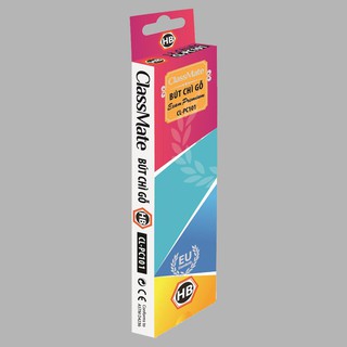 Bút chì gỗ không tẩy Class Mate HB CL-PC101 (Hộp 12 bút)