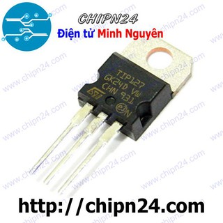 [5 CON] Transistor TIP127 TO-220 PNP 5A 100V (Darlington)