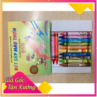 Bút sáp màu cho bé - bút sáp tô mầu thơm 12 màu cho bé tô vẽ, thỏa sức sáng tạo