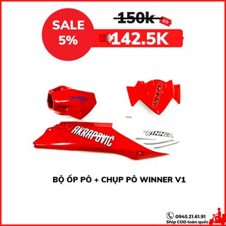 BỘ ỐP PÔ-CHỤP PÔ- ỐP ĐẦU CHO WINNER ĐỎ TƯƠI