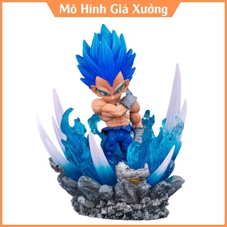 Mô hình Dragon Ball Vegeta Super Saiyan Có Đèn Led  - Cao 11cm mô hình figure 7 viên ngọc rồng giá xưởng