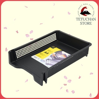 Khay đựng tài liệu A4 Inomata có thể xếp chồng (màu ngẫu nhiên) Nhật Bản - Tetuchan Store
