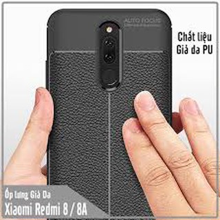 Ốp Lưng Dẻo Vân Da Auto Focus Xiaomi Redmi 8A